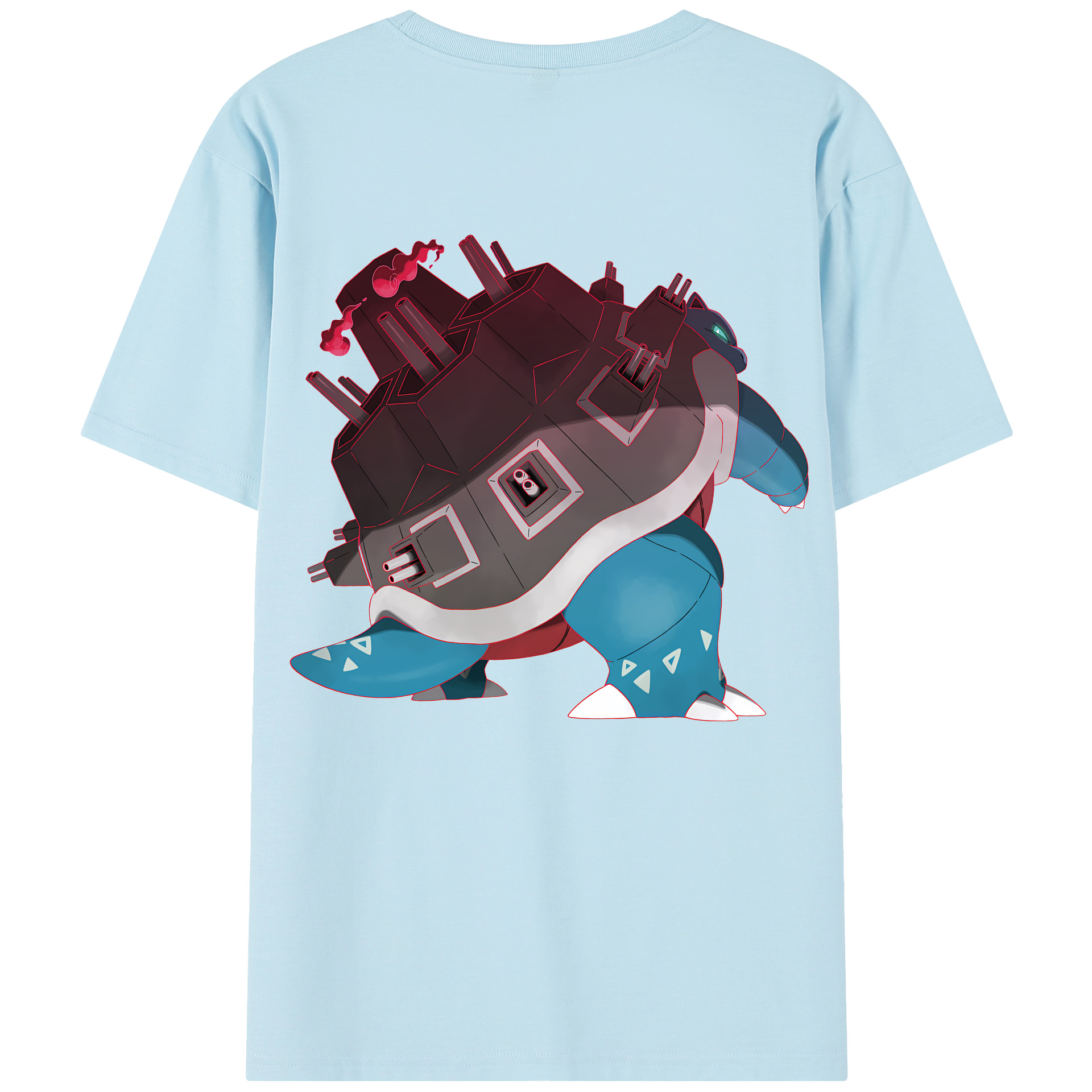 （画像用） ポケットモンスター Pokémon 綿100％半袖Tシャツ（背面プリント）